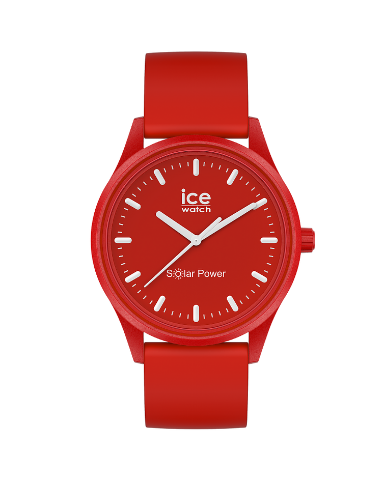 Reloj ICE solar power - Red sea - Medium - 3H
