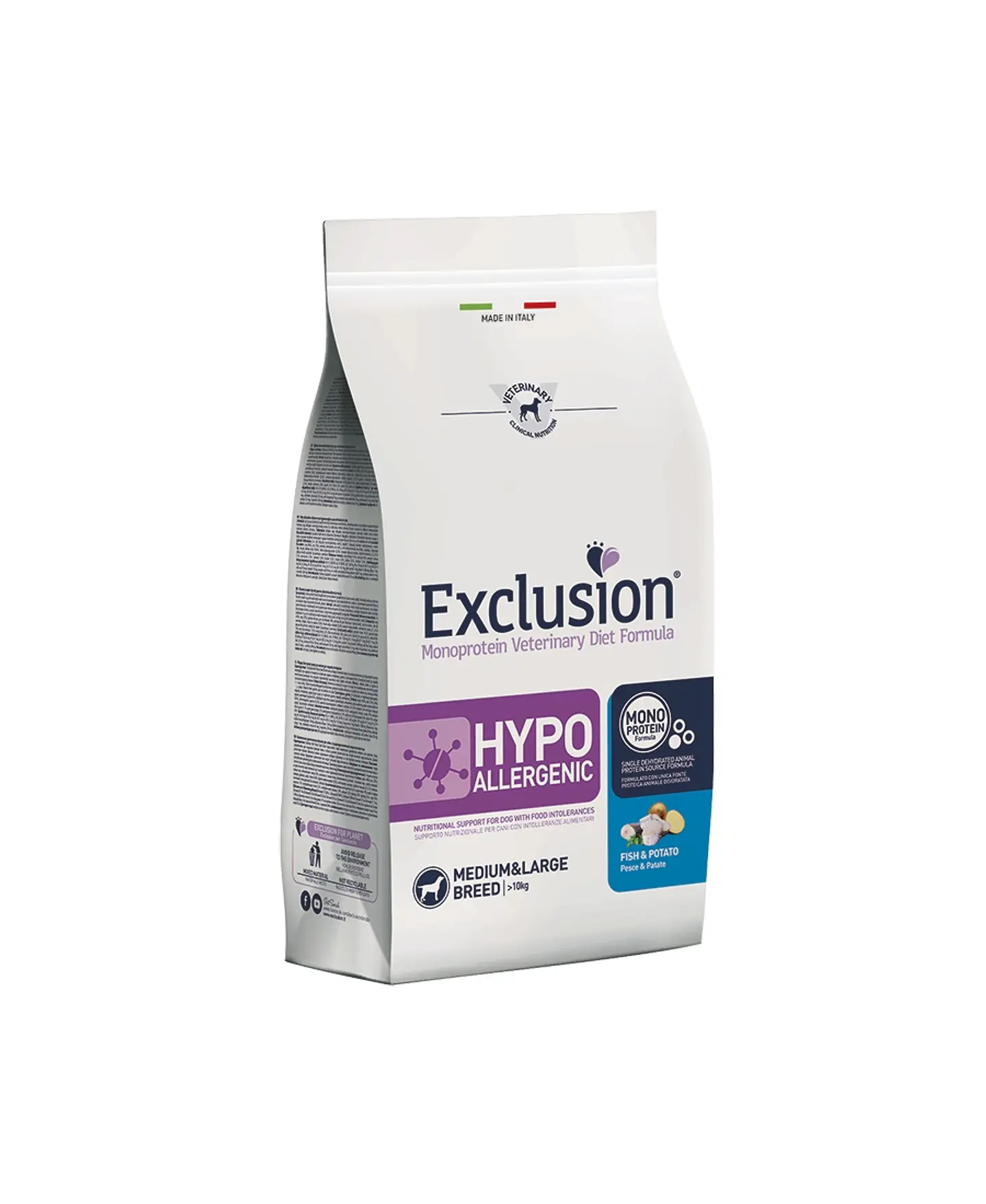 Exclusion Diet Hipoalergénica Peixe & Batata 12Kg 1