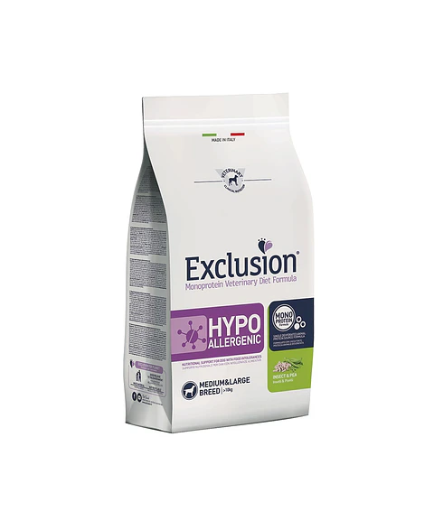 Exclusion Hipoalergénica Insetos & Ervilhas 12Kg