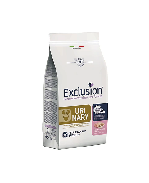 Exclusion Diet Urinary Porco, Sorgo & Arroz 12Kg