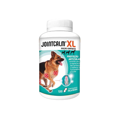 JointCalm XL Condroprotetor 120 Comprimidos palatáveis