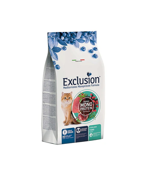 Exclusion Noble Grain Atum Gato Esterilizado 1,5Kg