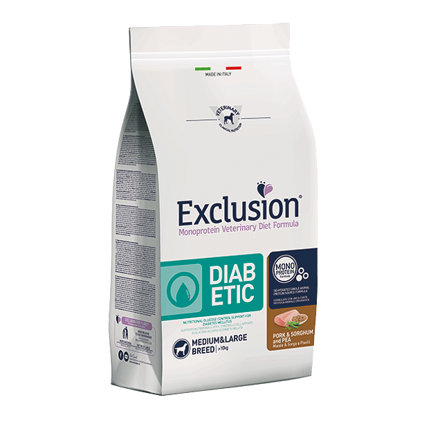 Exclusion Diet Diabetic Pork & Sorghum Medium/Large 2Kg