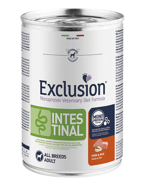 Exclusion Diet Dog Intestinal Lata 400gr