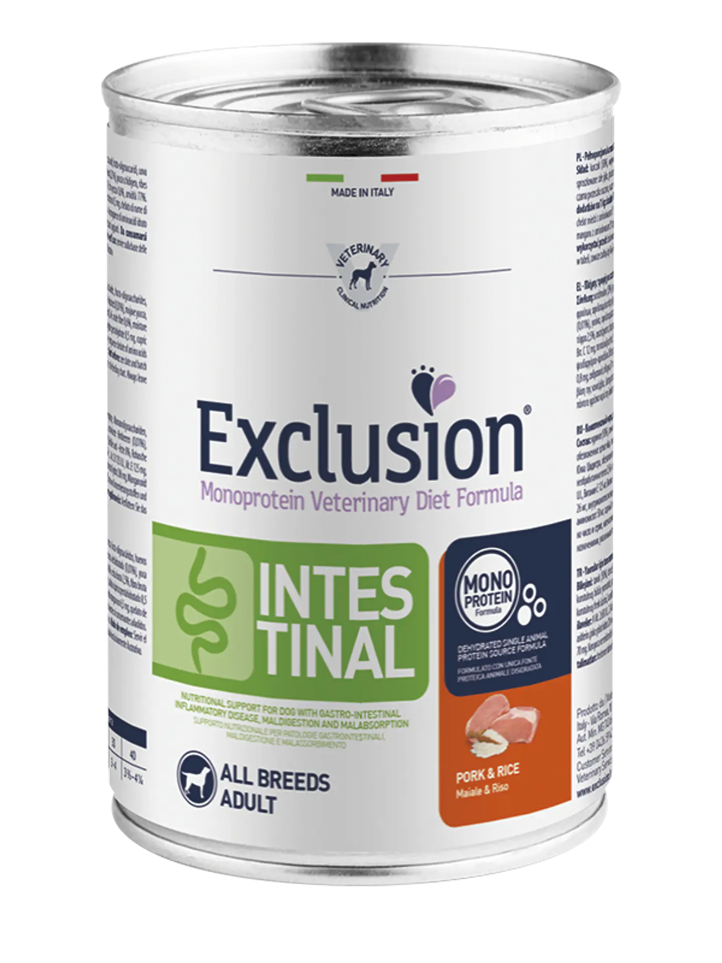 Exclusion Diet Dog Intestinal Lata 400gr 1