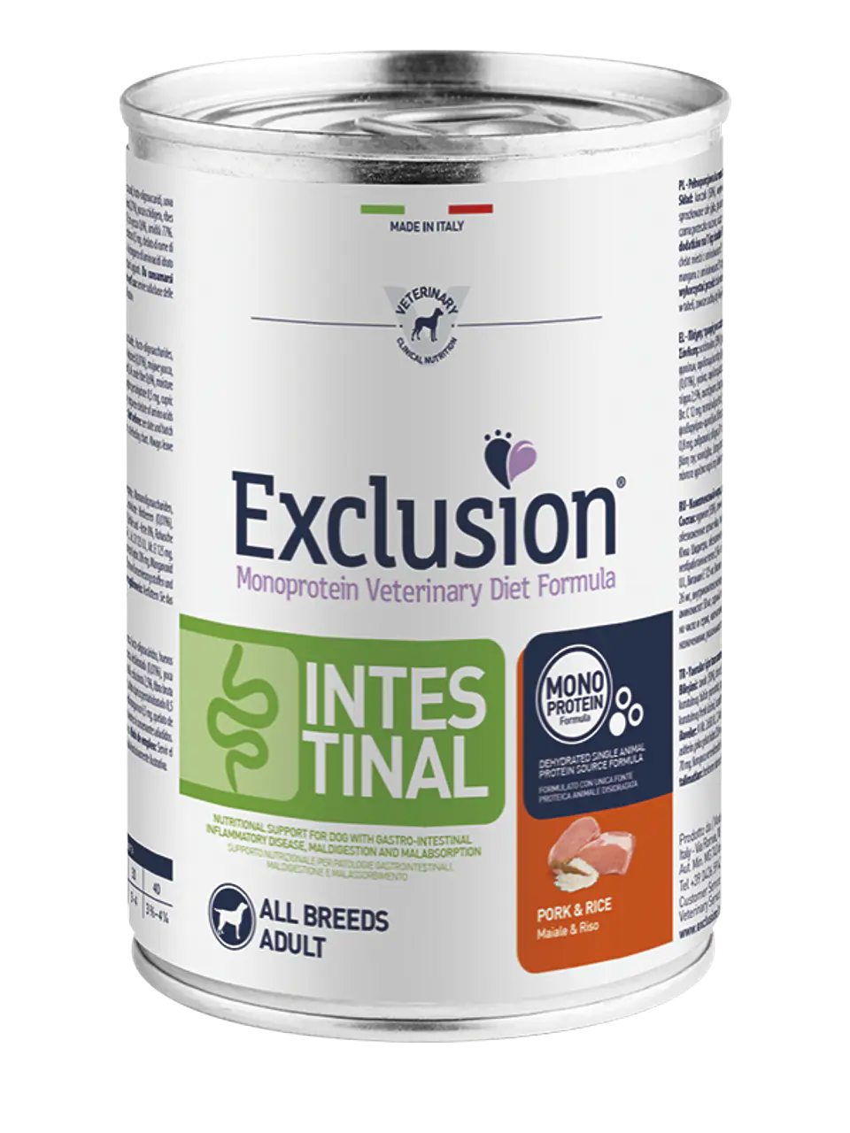 Exclusion Diet Dog Intestinal Lata 400gr 1