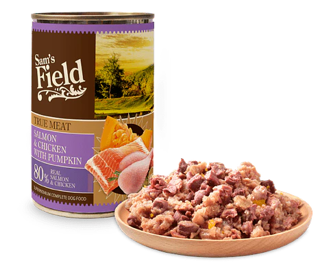 Sam's Field True Meat Salmão, Frango e Abóbora 400g