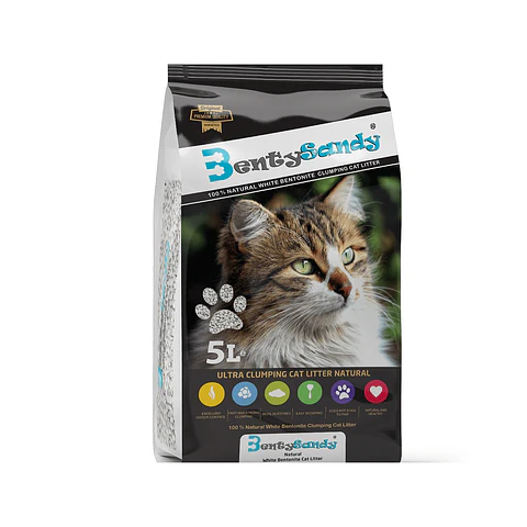 Benty Sandy Areia Aglomerante Natural para Gato 5lt