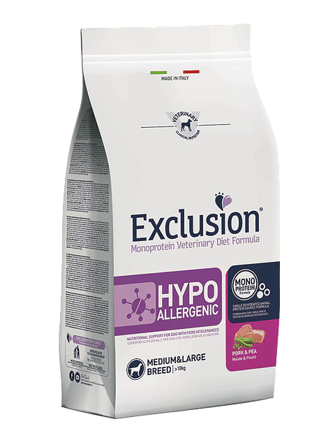 Exclusion Diet Hipoalergénica Porco e Ervilha 12Kg