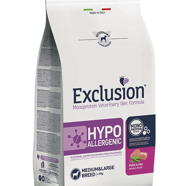 Exclusion Diet Hipoalergénica Porco e Ervilha 12Kg