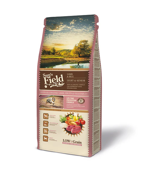Sam's Field Hipoalergénico Borrego Light & Sénior 13Kg