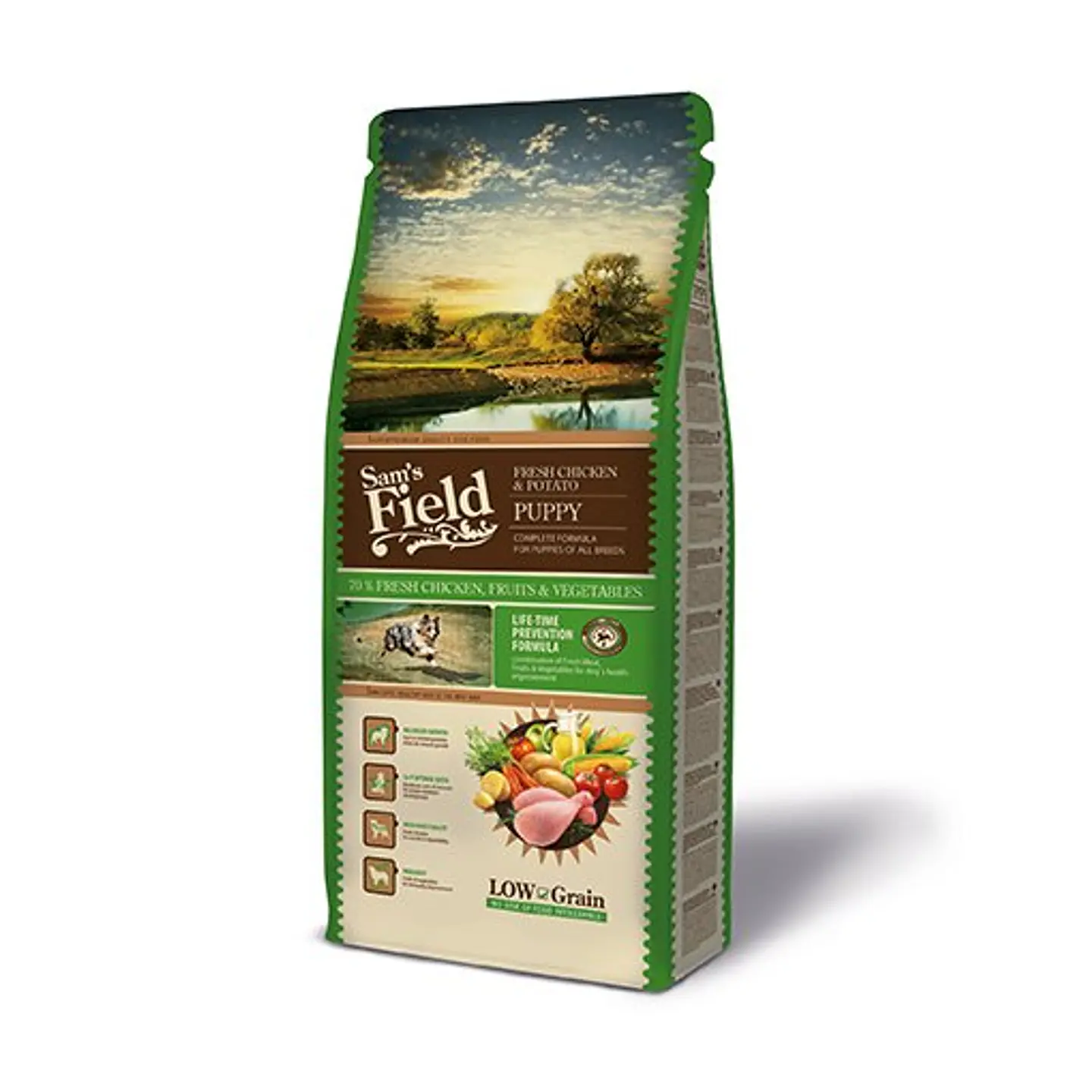 Sam's Field Frango & Batata Cachorro Raça Média 13Kg  1