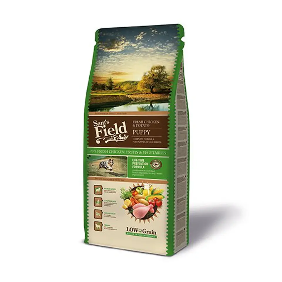Sam's Field Frango & Batata Cachorro Raça Média 13Kg  1