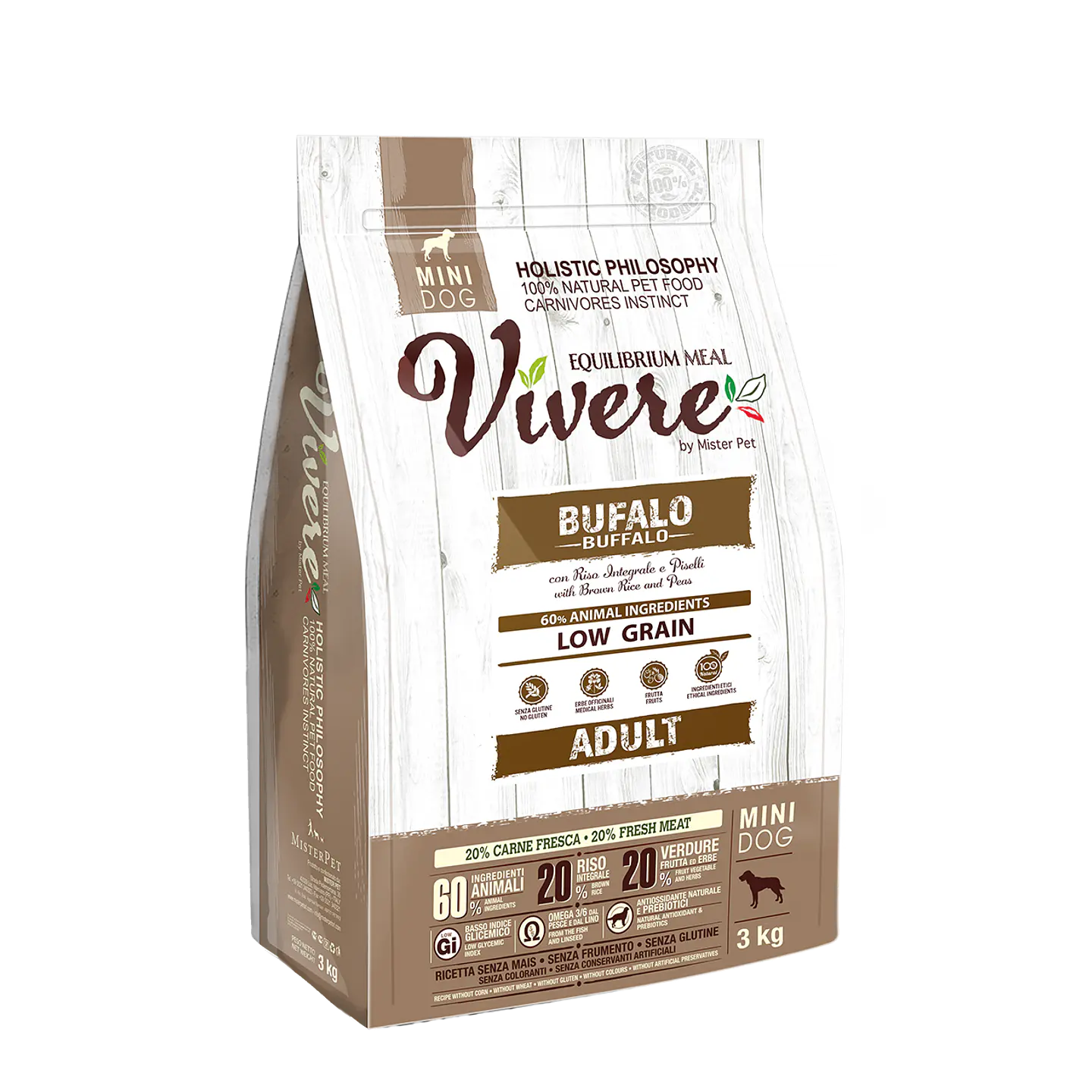 Vivere Mini Adult Buffalo 3kg 1