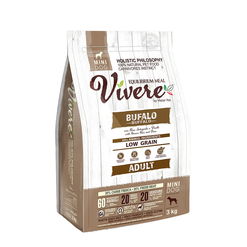 Vivere Mini Adult Buffalo 3kg 1