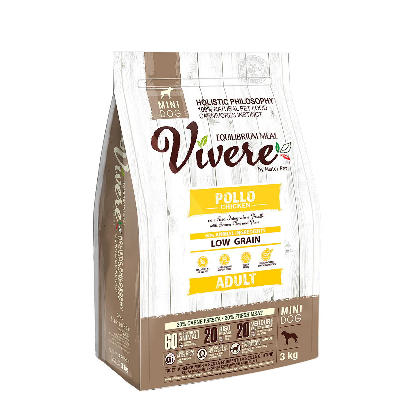 Vivere Mini Adult Chicken 3kg 1