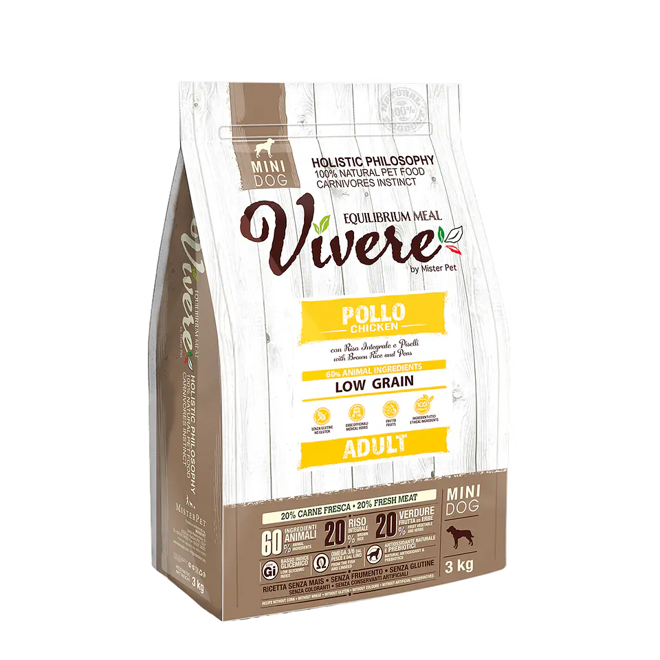 Vivere Mini Adult Chicken 3kg 1