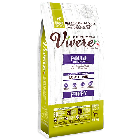 Vivere Medium Puppy Chicken 12kg
