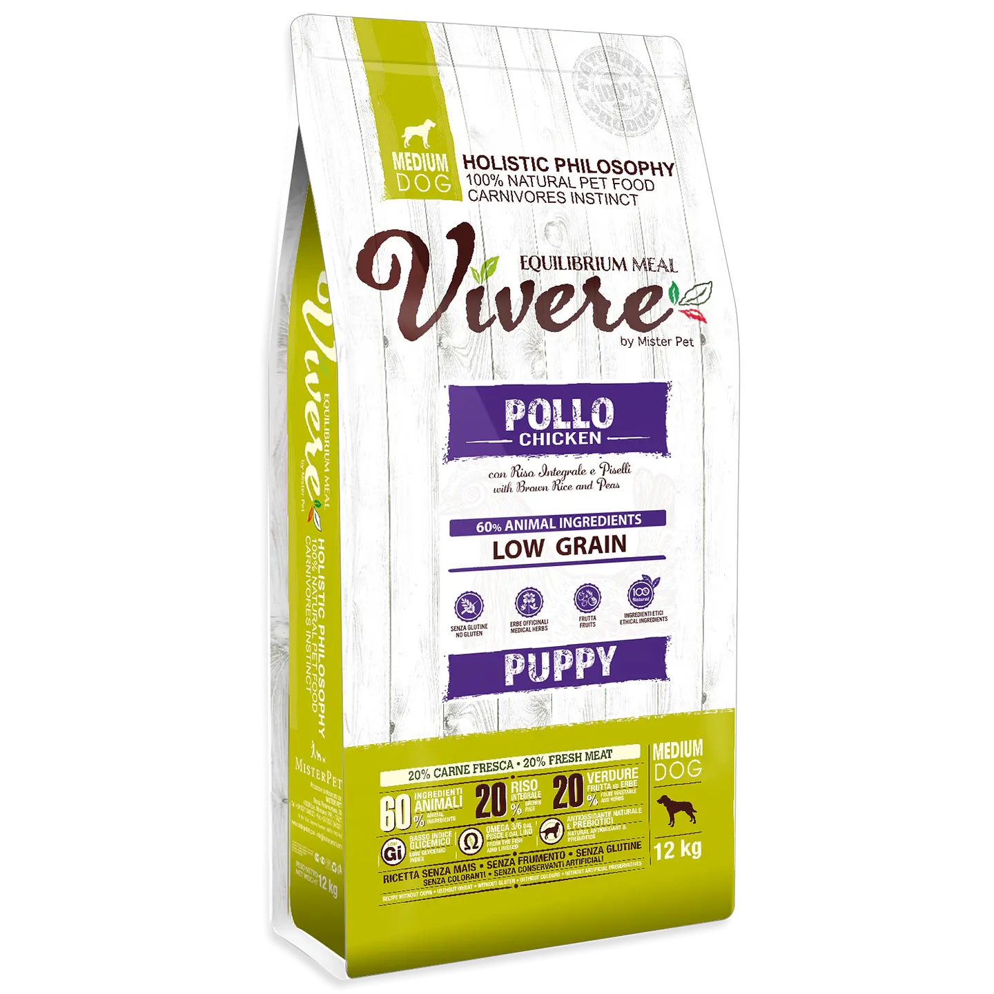 Vivere Medium Puppy Chicken 12kg 1