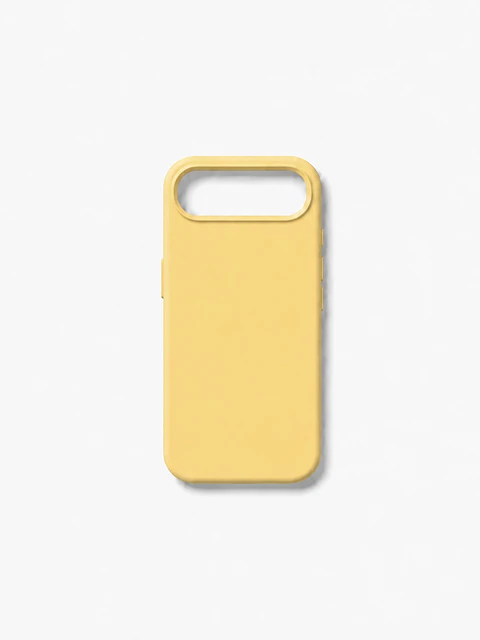 Solid Silicone Case for iPhone 17 Air — Butter Yellow