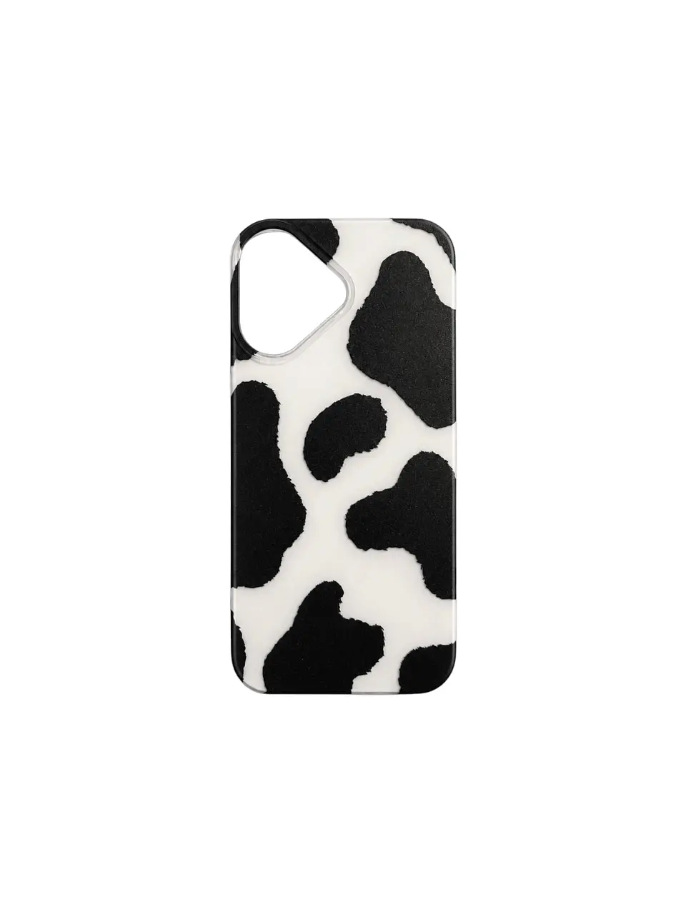 Suede Pattern Case for iPhone — Classic Cow Print 1