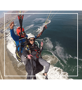 Two-seater flight in Paragliding