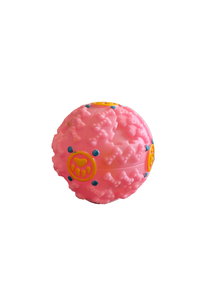 PELOTA TIPO KONG ROSA