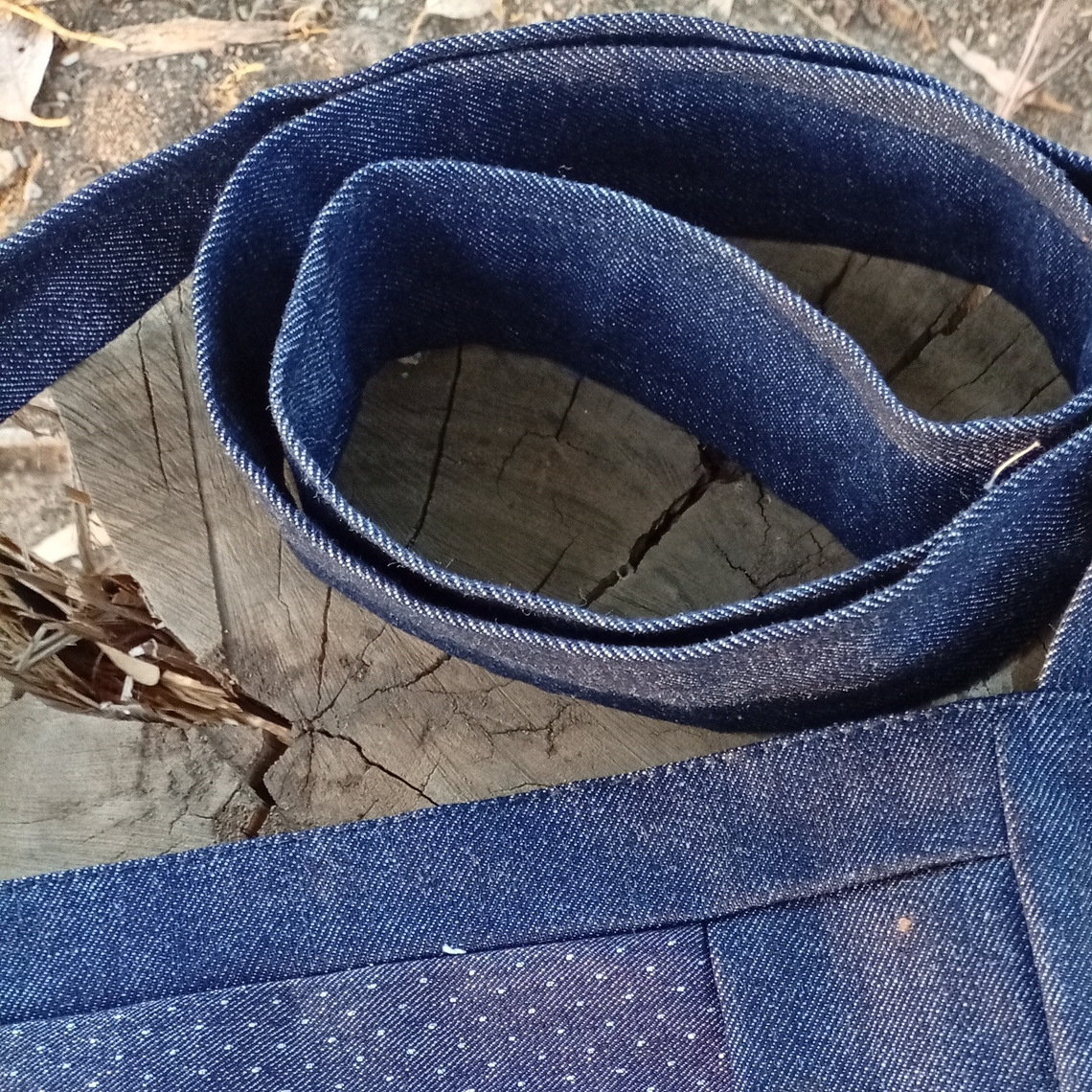 Cartera Mini Shine Denim 3