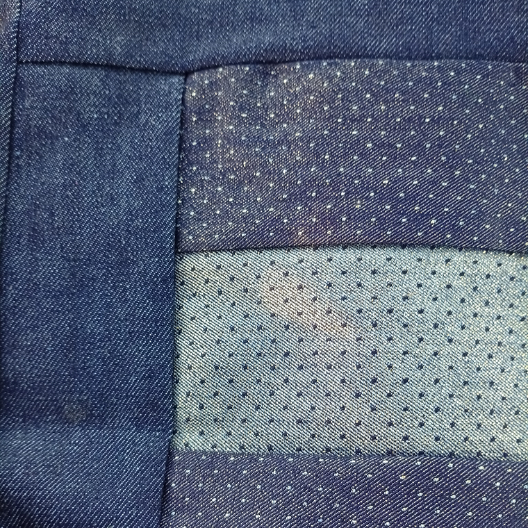 Cartera Mini Shine Denim 4