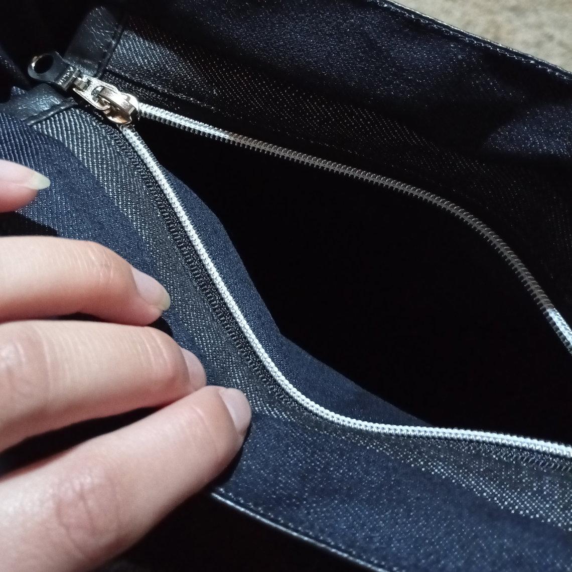 Cartera Mini Shine Denim 5