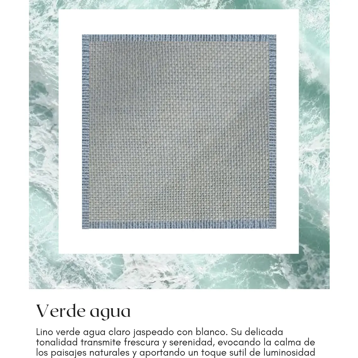 Plumón Lino Verde Agua Lana de Oveja Premium  1