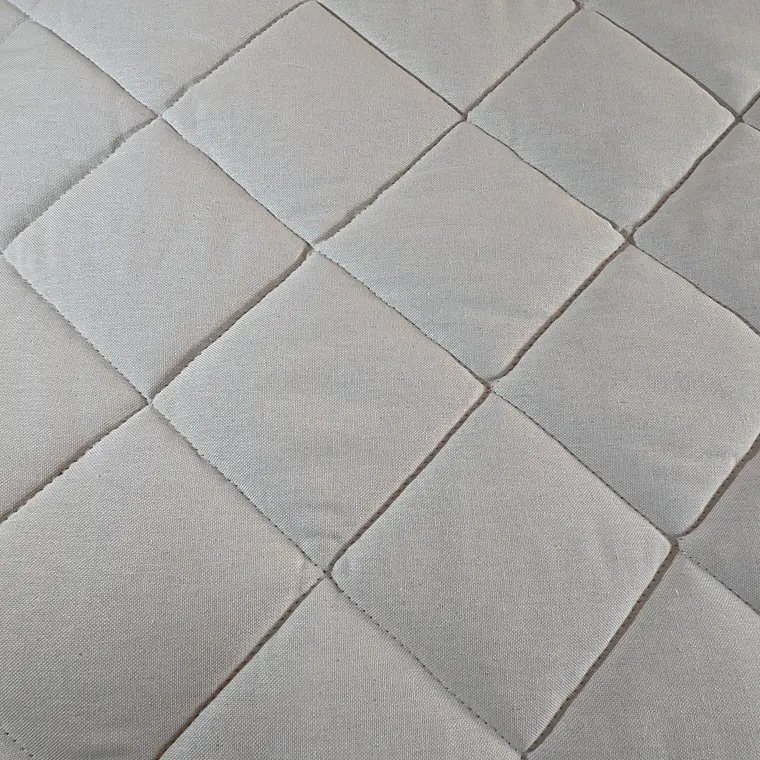 Plumón Lino Verde Agua Pastel Lana de Oveja Premium  5