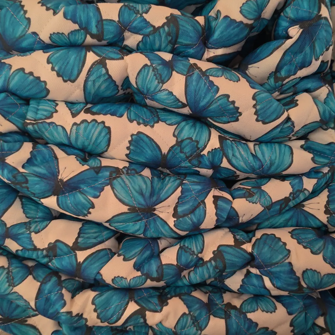 Plumón Mariposas Lana de Oveja Premium 1.5 Plazas  6