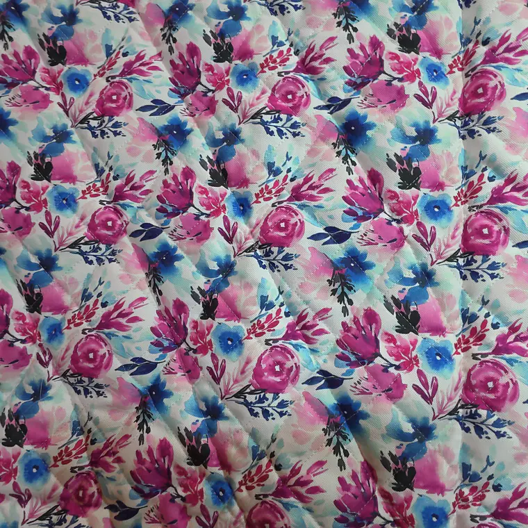 Plumón Flores Lana de Oveja Premium 1.5 Plazas  4