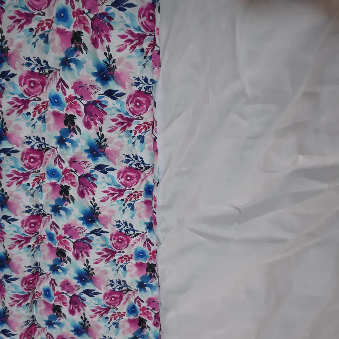 Plumón Flores Lana de Oveja Premium 1.5 Plazas  5