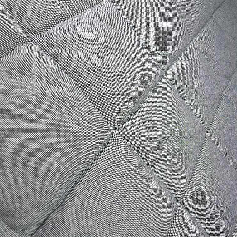 Plumón Lino Azul Jeans Lana de Oveja Premium  5