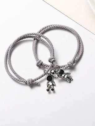 Pulseras para Parejas de Astronauta y Estrella con Imán
