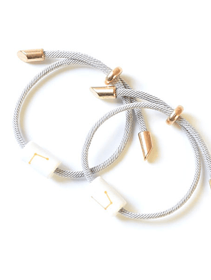 Pulseras lazo ajustable de tótem con signo zodiacal para parejas