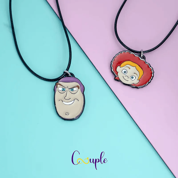 Collares Buzz y Jessie para parejas y amigos 3