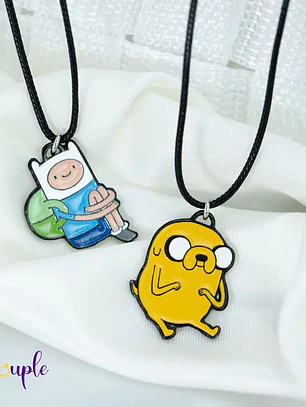 Collares para Parejas de Finn y Jake