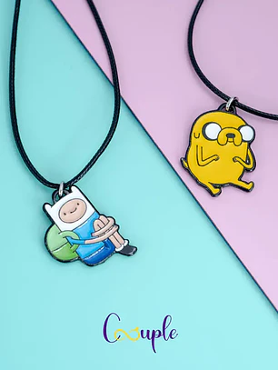 Collares para Parejas de Finn y Jake