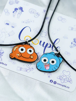 Collares para Parejas de Gumball y Darwin