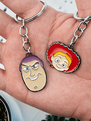 Llaveros Buzz y Jessie para parejas y amigos