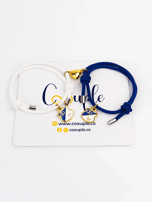 Pulseras de equipos futbol Colombia para parejas y amigos