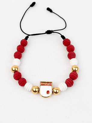 Pulseras de equipo futbol Santa Fe para parejas y amigos en Neopreno