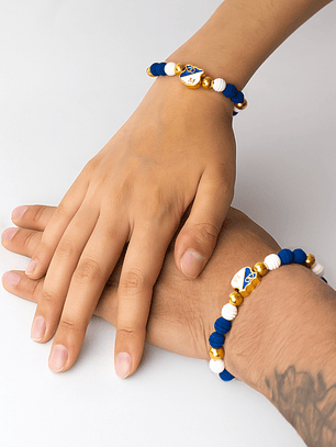 Pulseras de equipo futbol Millonarios para parejas y amigos en Neopreno