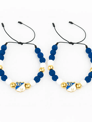 Pulseras de equipo futbol Millonarios para parejas y amigos en Neopreno