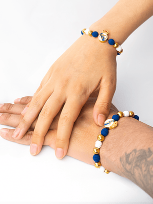 Pulseras de Equipo futbol Real Madrid para parejas y amigos en Neopreno