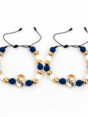Pulseras de Equipo futbol Real Madrid para parejas y amigos en Neopreno