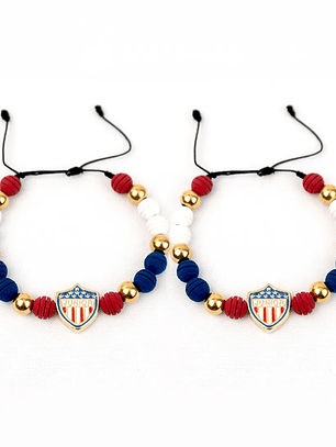 Pulseras de equipo de Futbol Junior para parejas y amigos en Neopreno